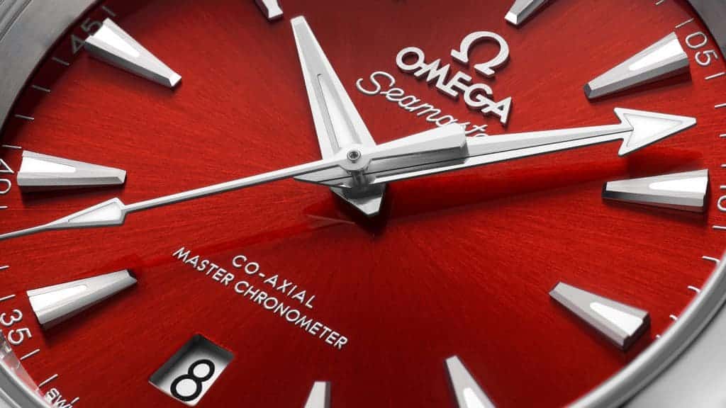 Omega Seamaster Aqua Terra red dial