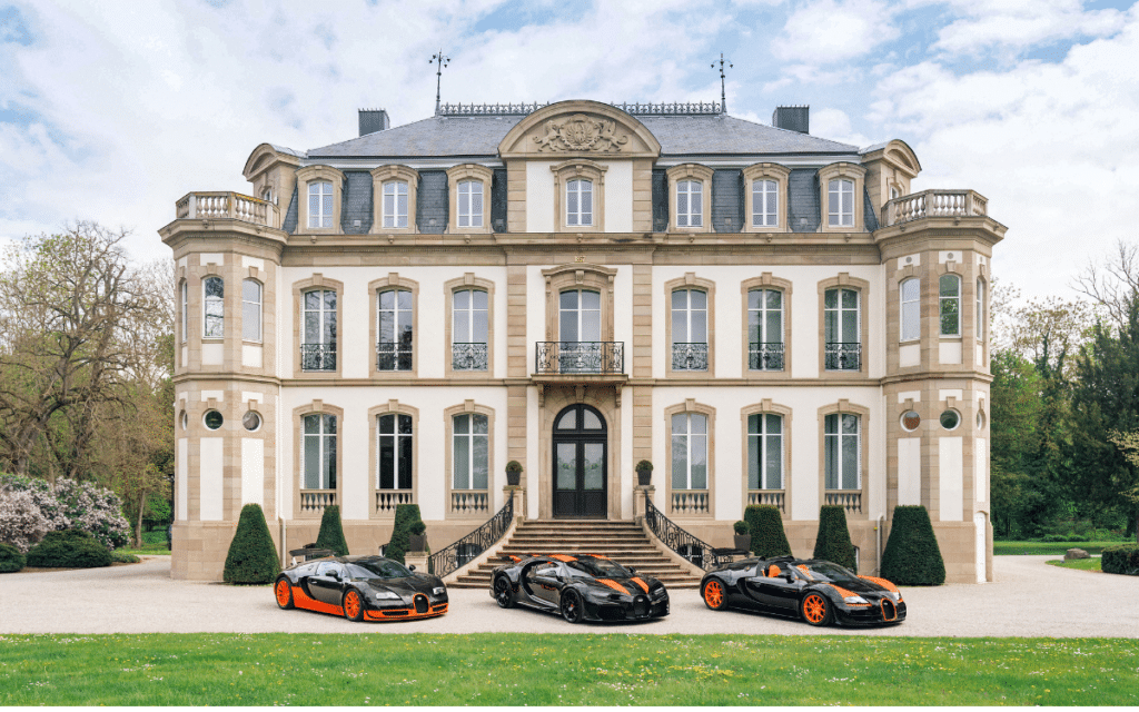 One lucky Bugatti owner has all three world-record-breaking cars