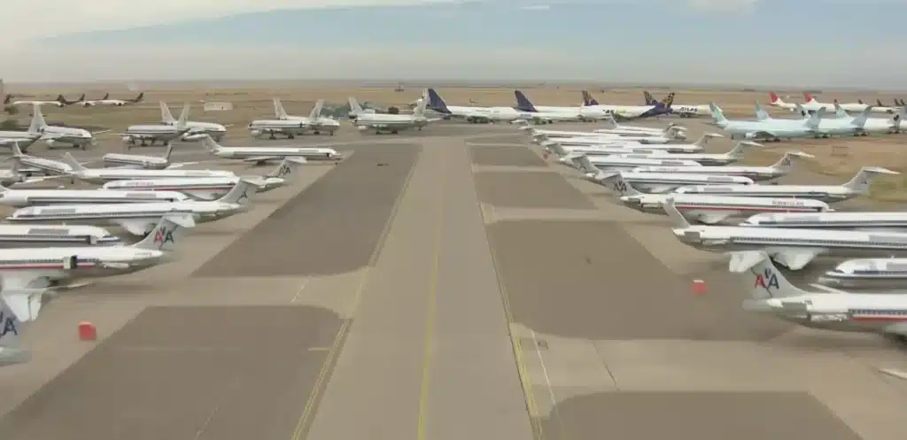 Largest aircraft boneyard