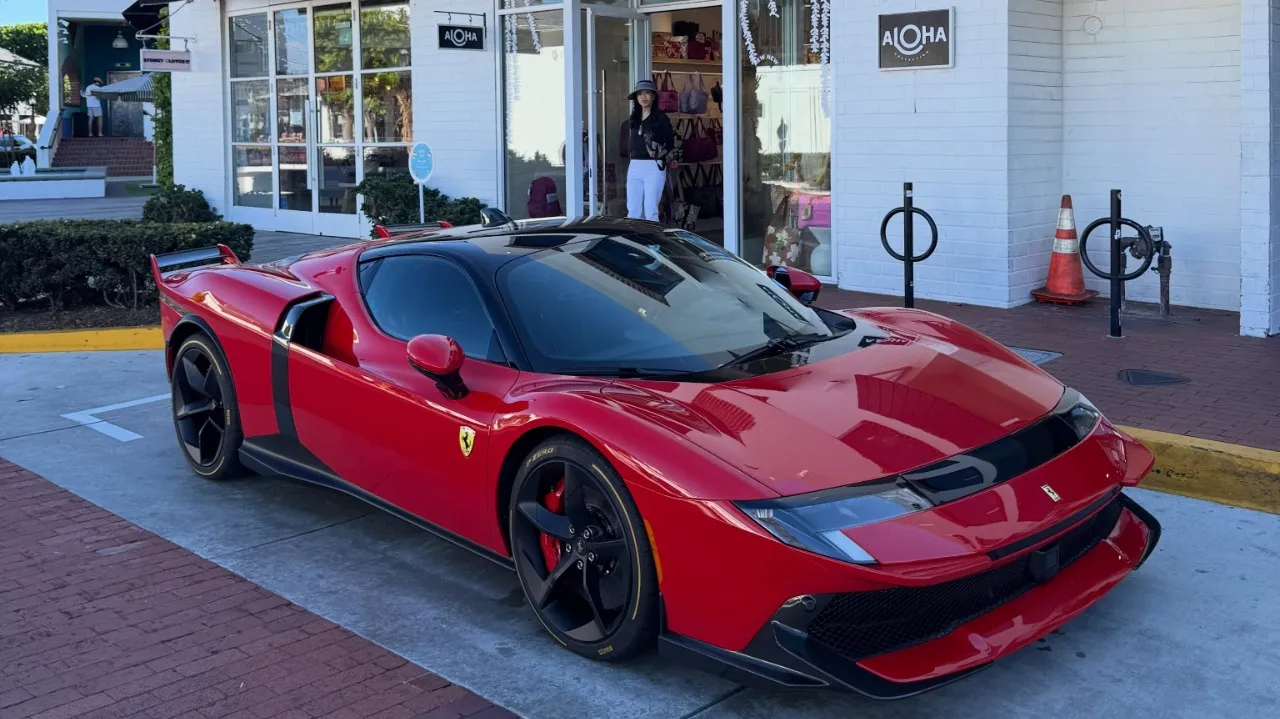 California-based Ferrari collector David Lee takes delivery of the very first 849 Testarossa in the US