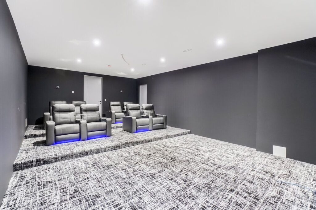 Ontario mansion home theater