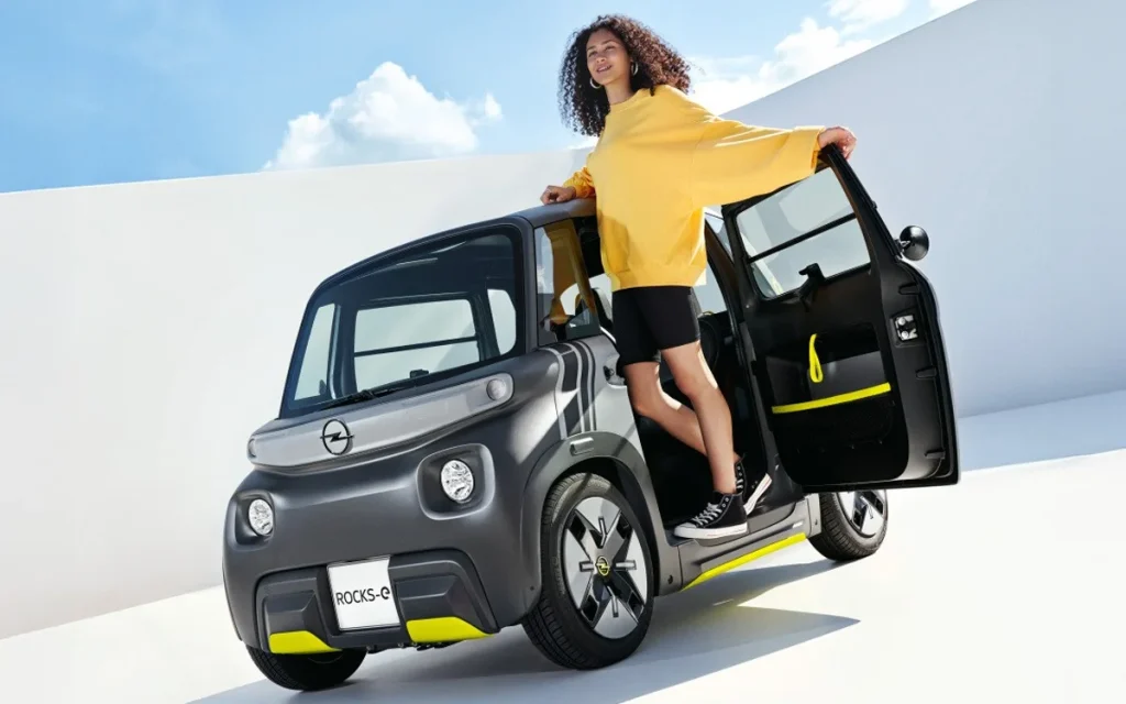 This YouTuber posted POV footage of himself pushing the 12hp car, Opel Rocks-E, to its absolute limit, in a sequence that could have ended in disaster