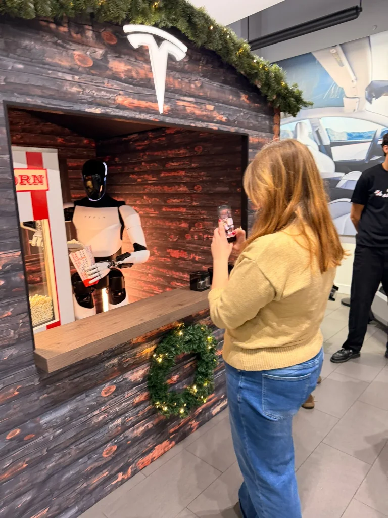 We met Tesla Optimus on its first trip to Europe and one thing it did caught us off guard