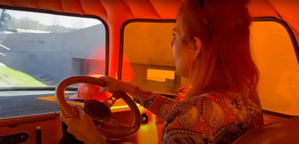 This YouTuber took a ride in possibly the strangest car ever - one that's shaped like an orange