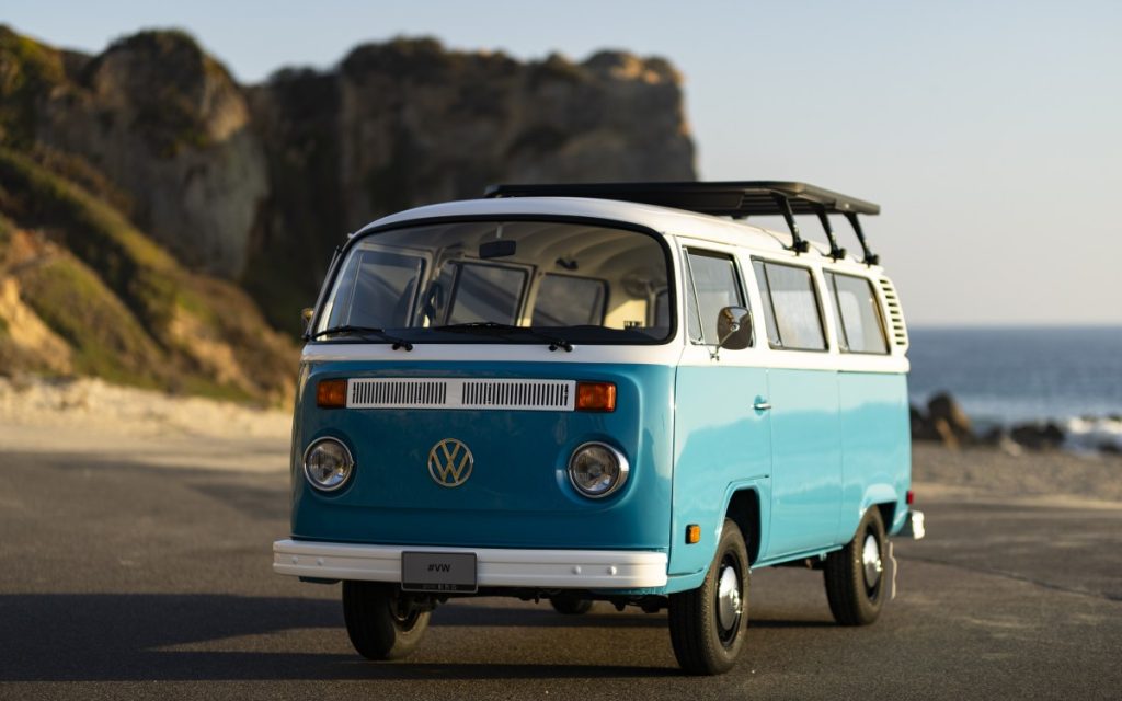This is what the 1977 Volkswagen Microbus that survived the California wildfires looks like after its full restoration by VW