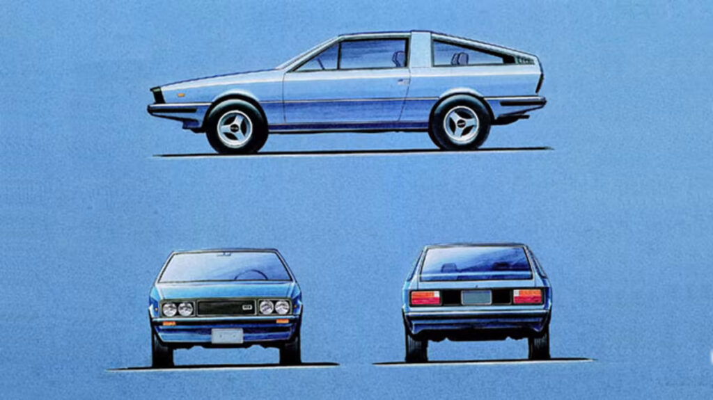 Original 1974 Pony Car sketches