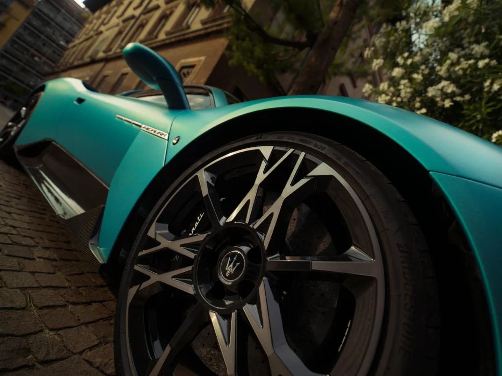 Maserati MCPura V6 supercar makes its Italian debut at the Turin auto show, with lightweight design, sharp performance, and custom options