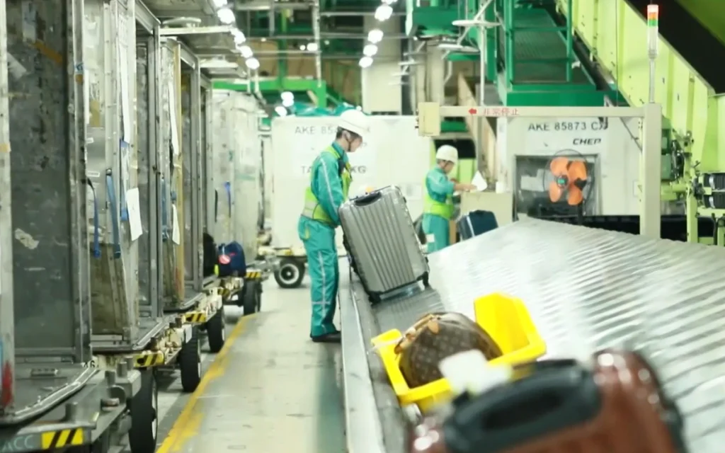 You would expect a sinking airport to have better things to do, but this Japanese airport balances its existential crisis with ensuring it never loses a bag.