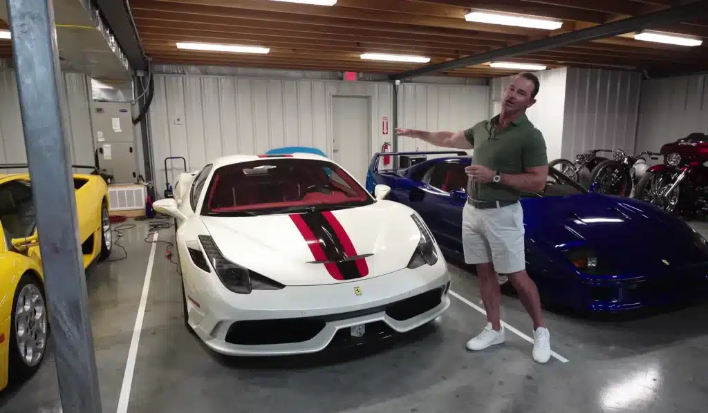 White Ferrari from The Gentleman's Garage