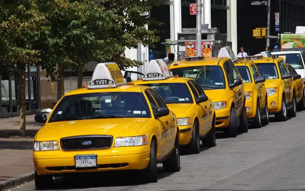 Yellow taxis