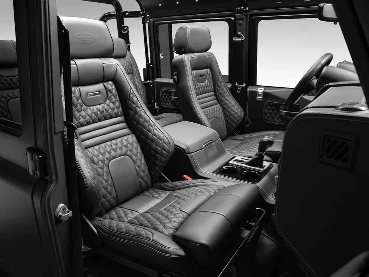 Interior of the Overfinch Defender Soft Top