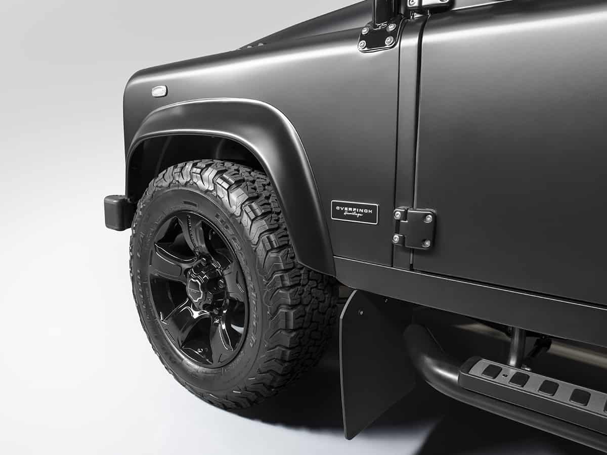 Wheels on the Overfinch Land Rover Defender 110 Soft Top
