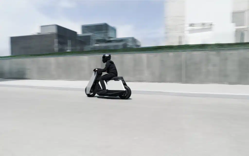 P1 is a futuristic-looking EV scooter