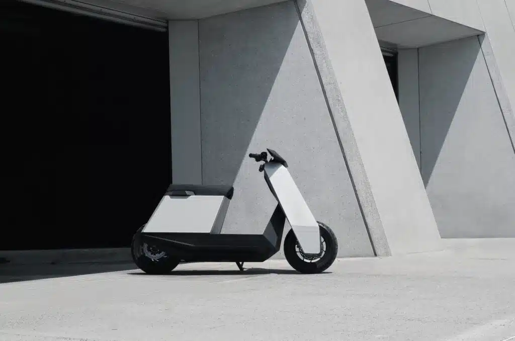 P1 is a futuristic-looking EV scooter