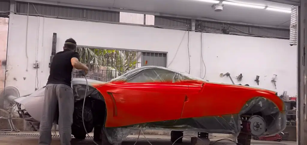 Guy turns $200 used car into Pagani Huayra through hard work