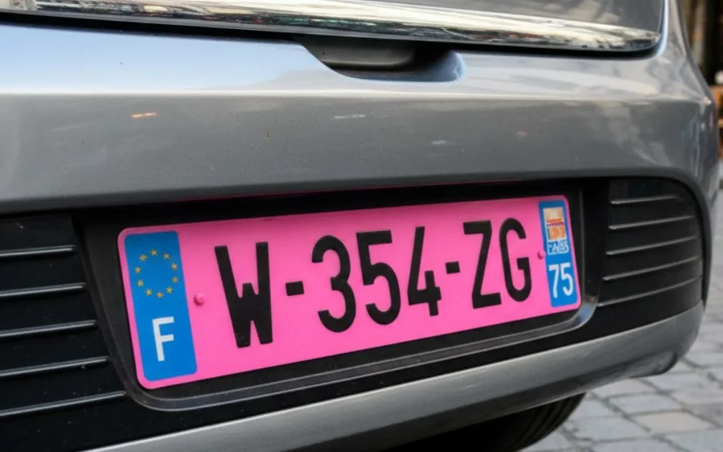 France just introduced bright pink license plates and they’re meant to be impossible to ignore