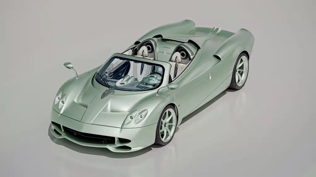Pagani reveals the Huayra Speedster with a 864hp AMG V12 and an available Pagani manual gearbox, limited to ten road-legal units worldwide