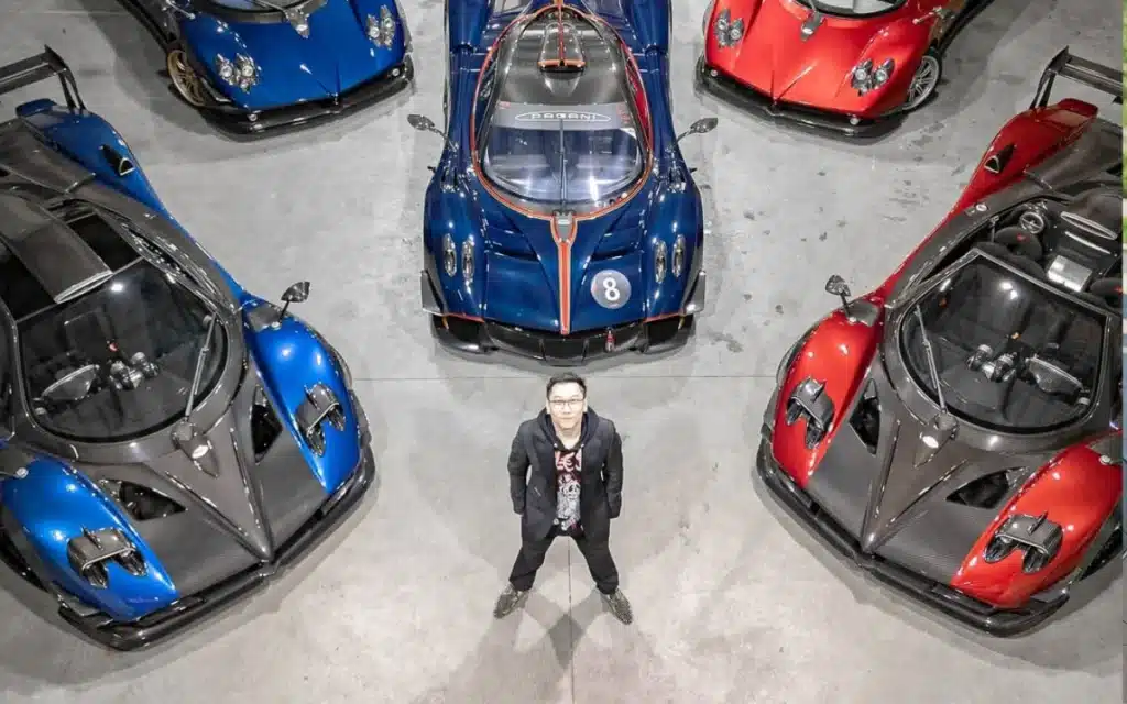 Supercar enthusiast Mike Yin has been said to have an 'infinite money glitch' as he has added yet another Pagani to his wild collection