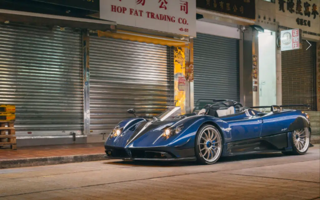 Crashed Pagani Zonda HP Barchetta