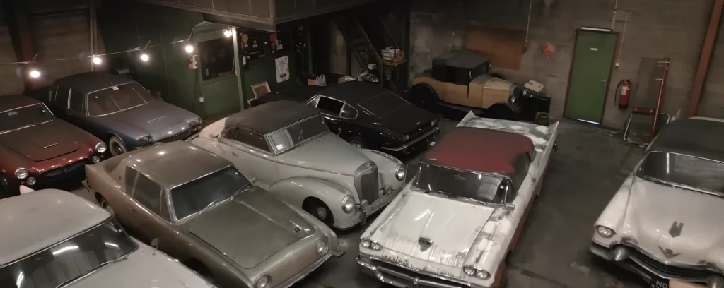 One of the largest barn find collections featured 230 very rare classic cars in amazing condition and they ended up selling for millions of dollars
