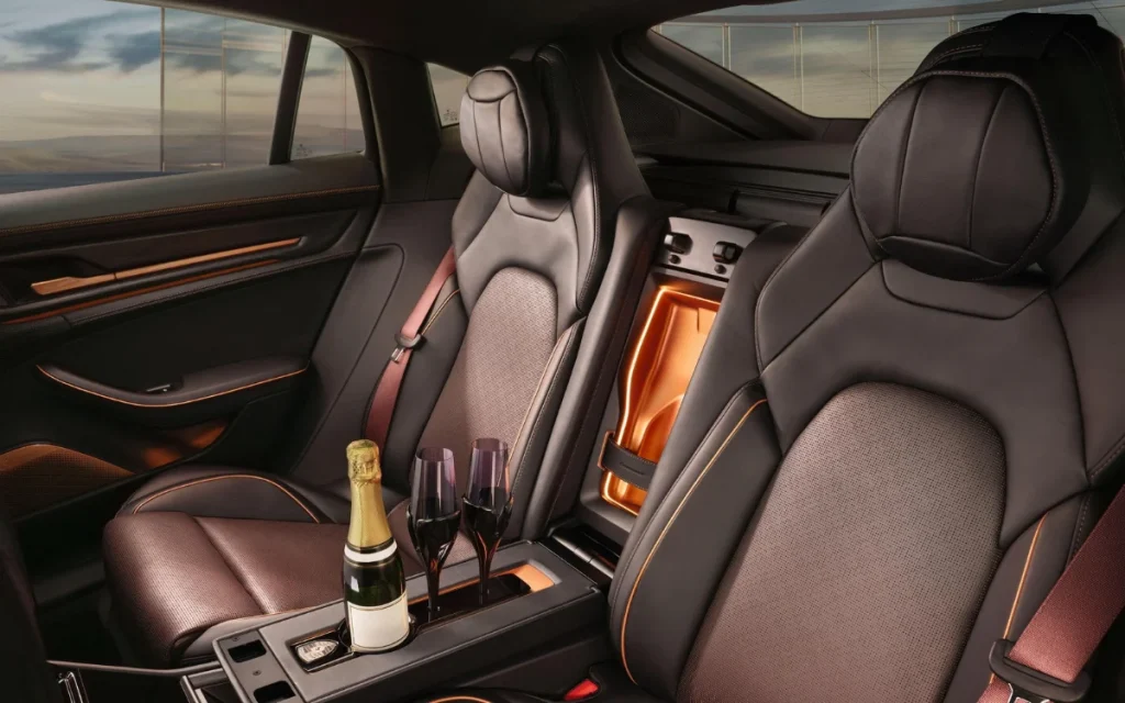 A bespoke Porsche Panamera Turbo gets an illuminated champagne cooler and cigar humidor, showing how far the brand’s Sonderwunsch program can really go
