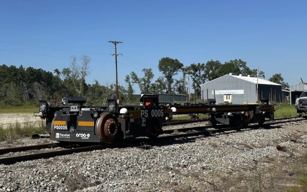 Los Angeles startup Parallel Systems is testing driverless freight trains in Southern California