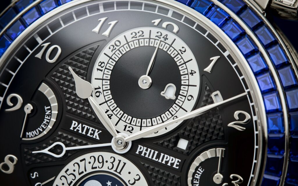 Patek Philippe Rare Handcrafts, gem-studded watch