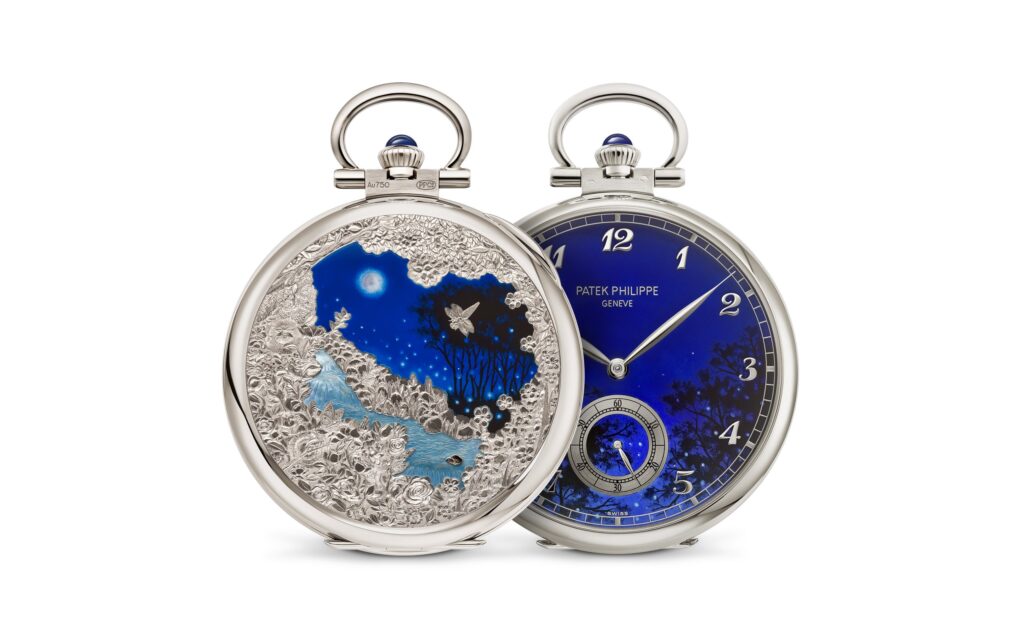 Patek Philippe Rare Handcrafts, pocket watch with star-studded sky