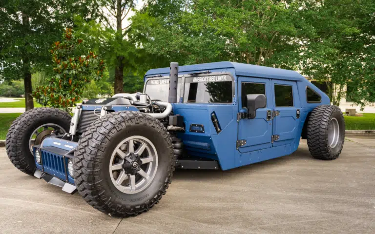 Military Humvee in LA that's unlike anything you've seen before just sold to mystery bidder for $250,000