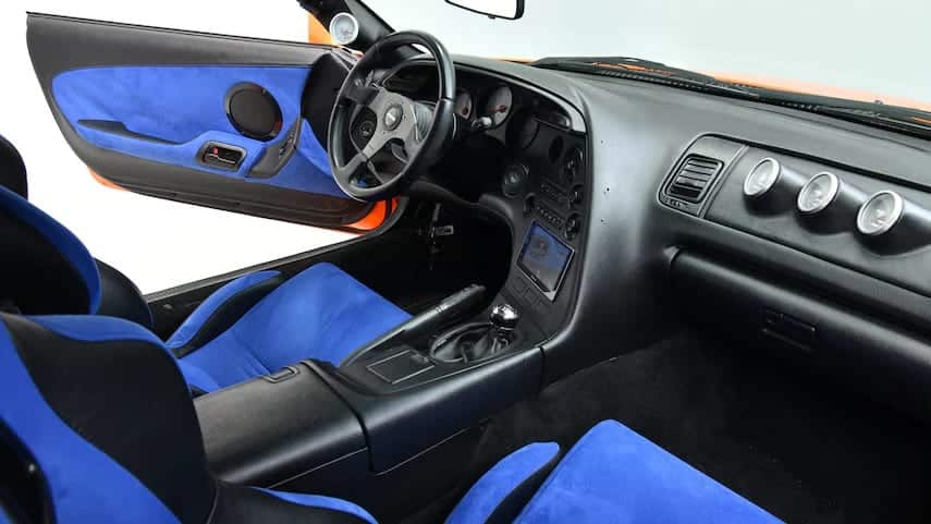 Paul Walker Toyota Supra, interior