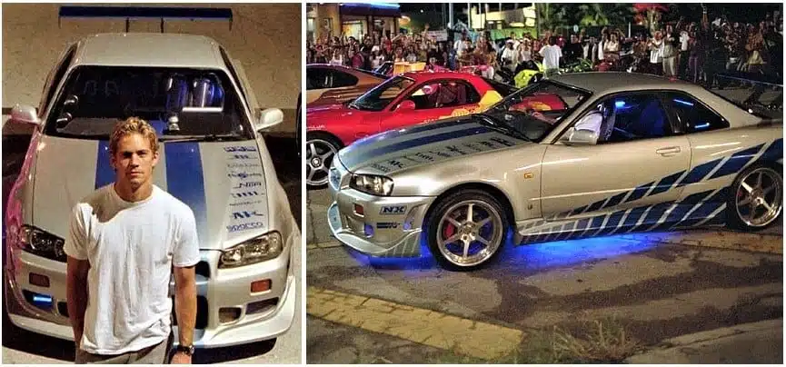 Paul Walker's Nissan Skyline in Fast and Furious 2