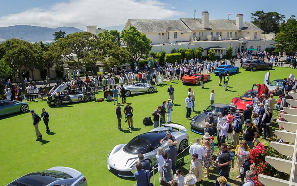 The Concept Car Lawn at the 2021 Pebble Beach Concours d'Elegance