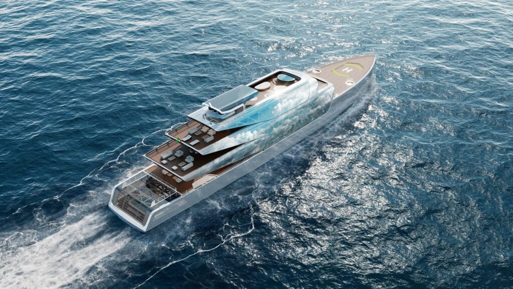 Pegasus invisible yacht