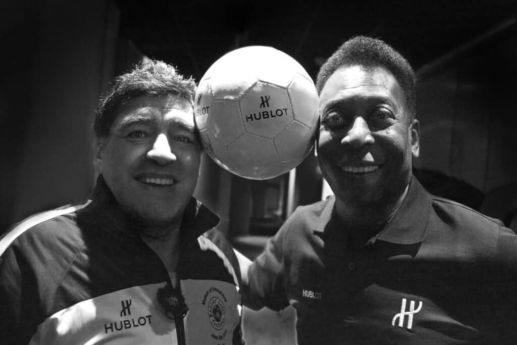 Pelé and Maradona for Hublot