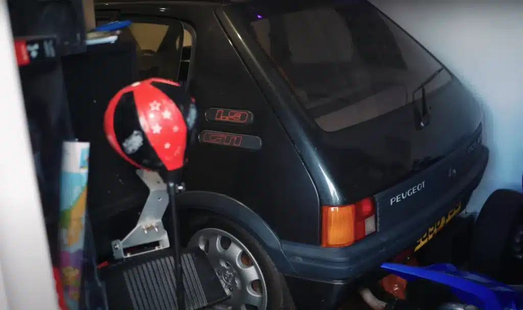 YouTuber can't believe the rare classic car his friend’s been hoarding behind garage shutters