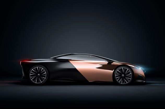 Peugeot built a car out of copper and recycled newspaper