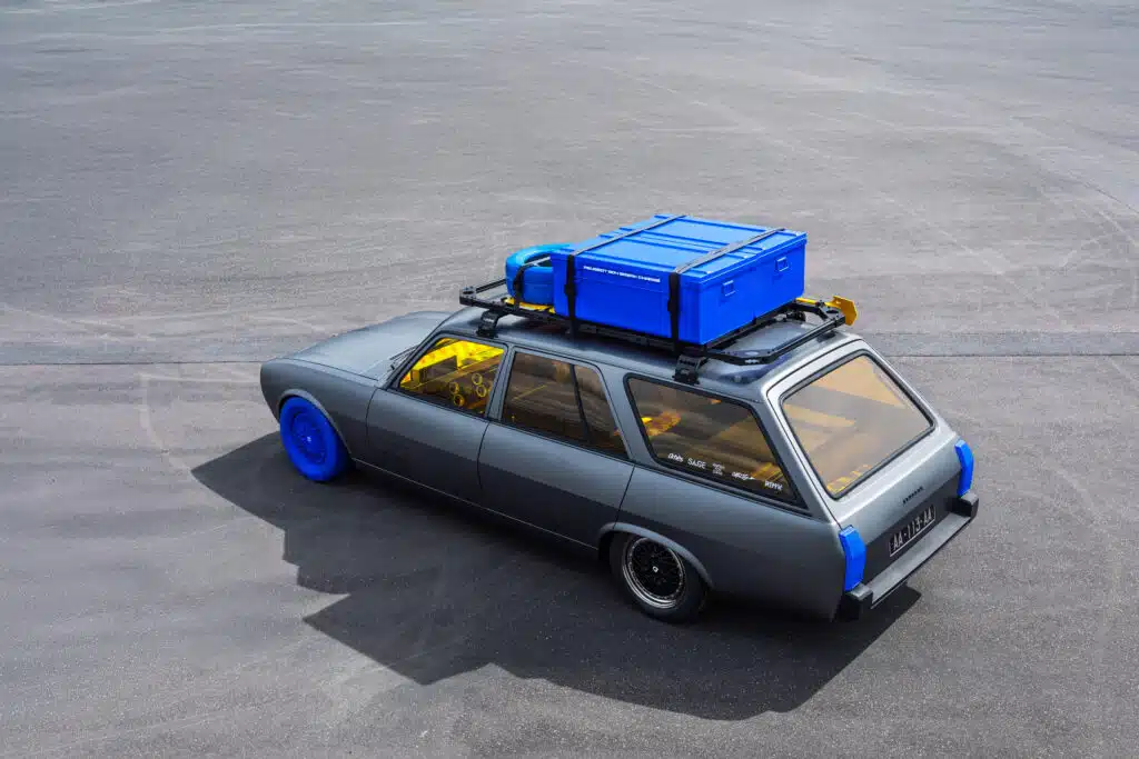 This Peugeot concept modernizes the Peugeot 504 with a vinyl turntable and references to French rap, blending heritage design with bold creative direction