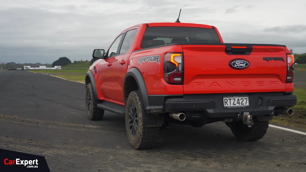 Ford Ranger Raptor lines up against BYD Shark 6 and Geely Riddara RD6 in American gas vs Chinese EV drag race battle that ends with a surprise