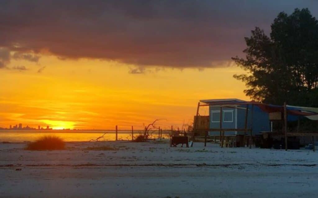 Sunset on Pine Key Island