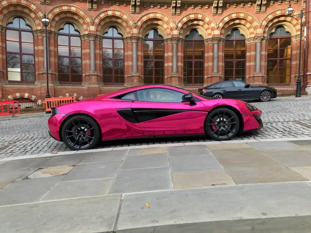 pink McLaren