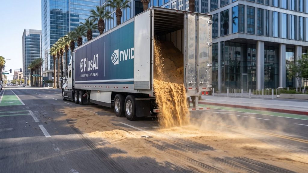 Thieves targeting Nvidia cargo trailers accidentally steal 40,000 pounds of sand