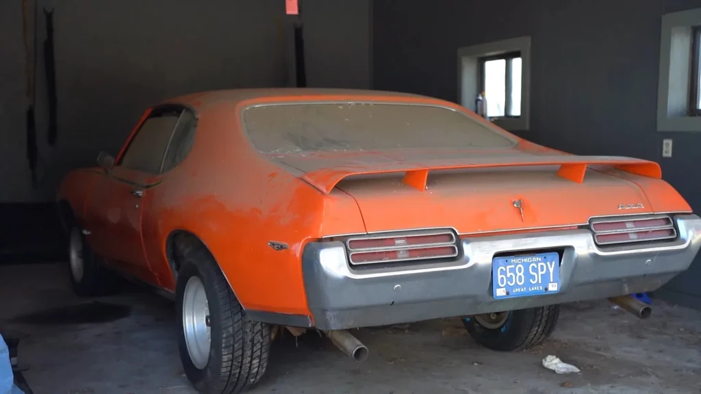 Family-owned 1969 Pontiac GTO Judge uncovered after years in Michigan storage turns out to have incredibly rare combo that makes it a gem