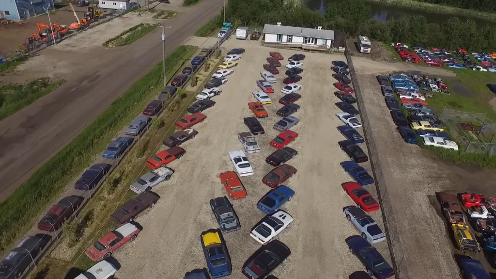 Car lot in Canada is 8.5 acre dream for anyone who loves classic Pontiac Firebirds and Chevy Camaros