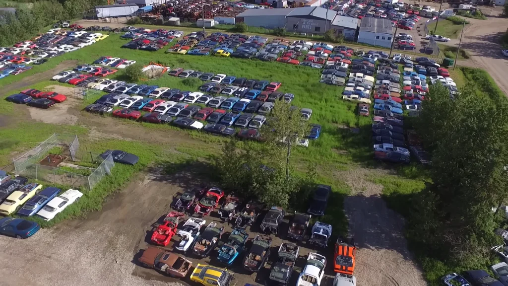 Car lot in Canada is 8.5 acre dream for anyone who loves classic Pontiac Firebirds and Chevy Camaros