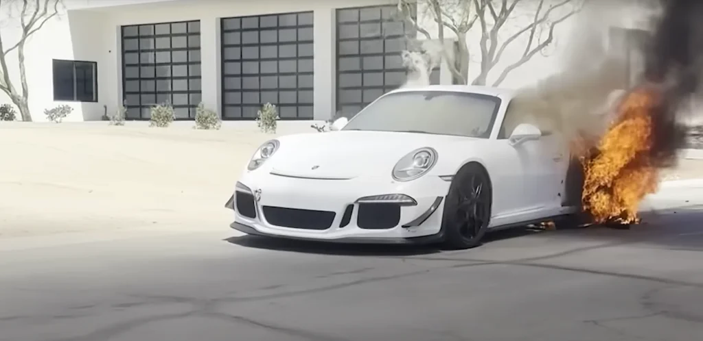 California woman buys the world's cheapest Porsche 911 GT3 but has a lot of work to do