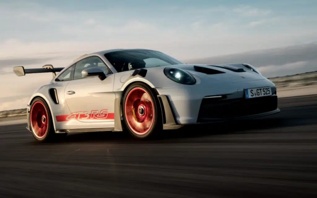 Porsche 911 GT3 Cabriolet prototype sports car spotted on test