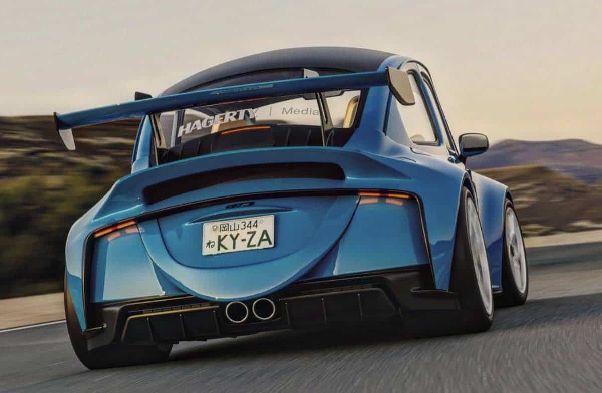Porsche GT3 Volkswagen Beetle concept by Khyzyl Saleem