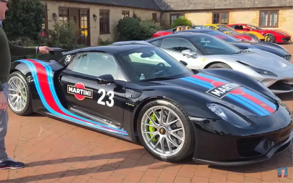 Secret Hypercar club UK Porsche 918 Martini