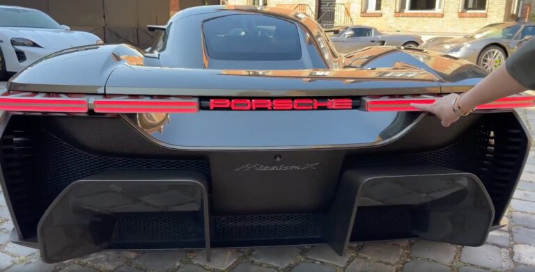We got behind the wheel of the Porsche Mission X, and it’s even crazier ...