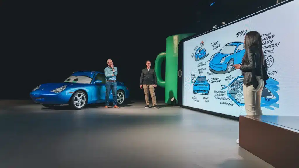 Porsche and Pixar are bringing Sally Carrera from "Cars" to life